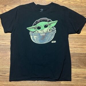 Star Wars The Child Grogu Baby Yoda Graphic Tee | Men’s Large
